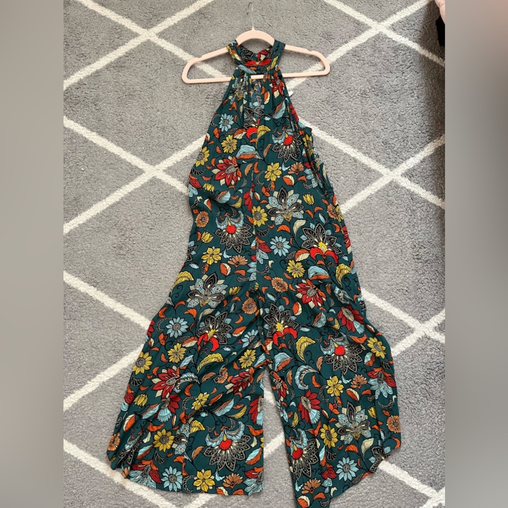 Multicolor, floral, Anthropologie jumpsuit, size Xs, NWT